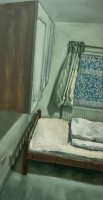 on canvas, 151 x 78 cm 